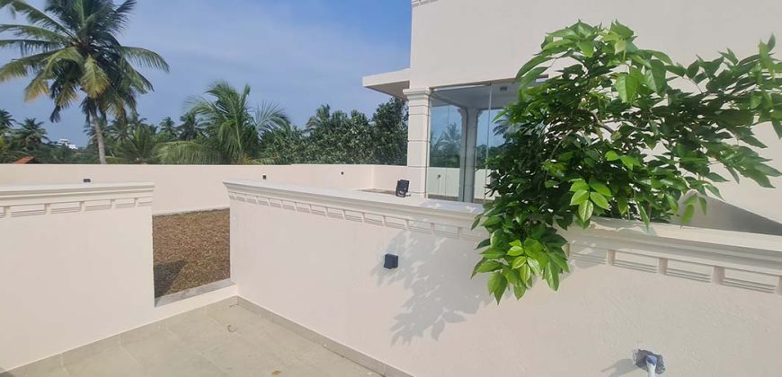 Modern Luxury Box Model House with Landscaped Rooftop Garden | Daluwakotuwa Negombo