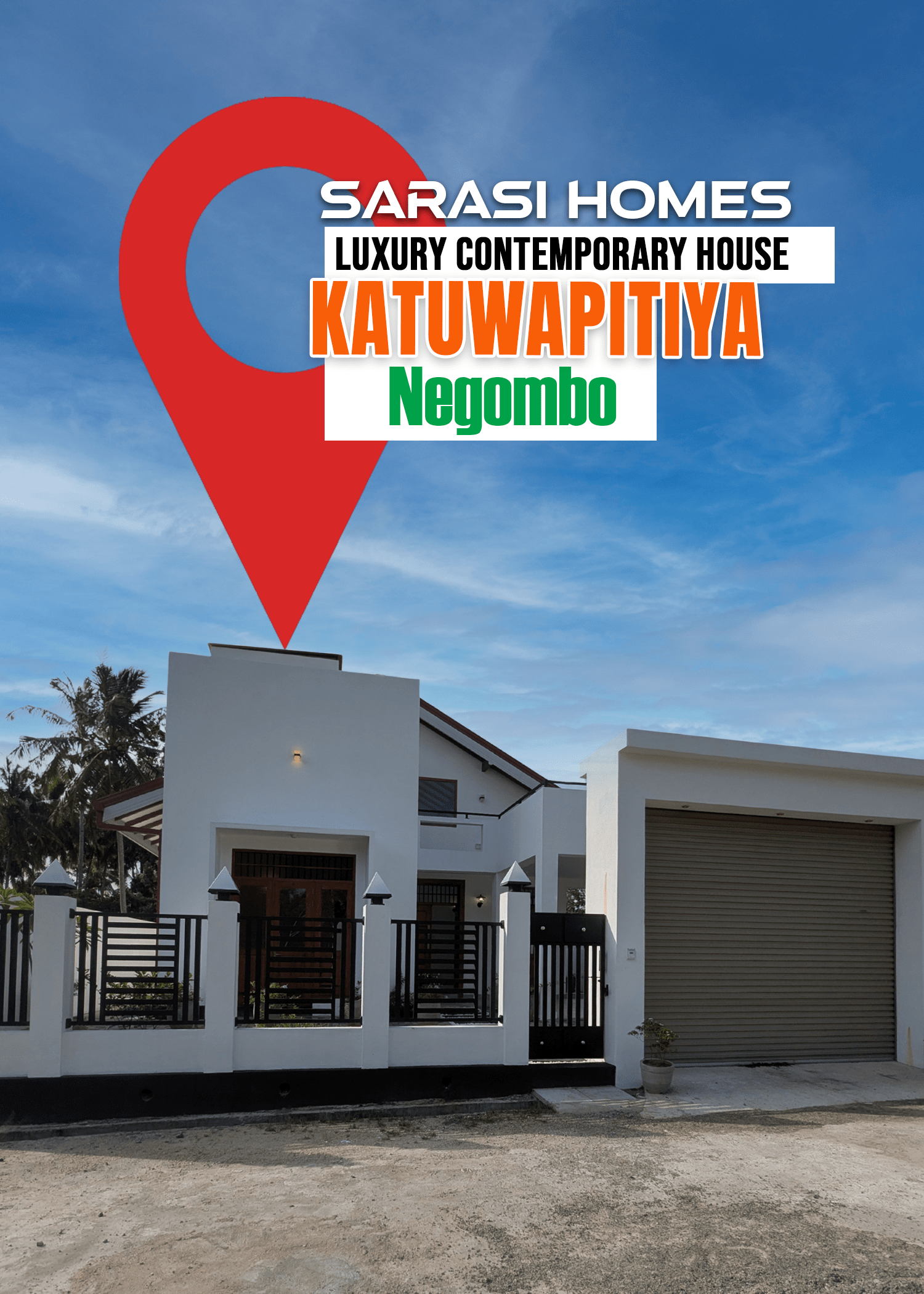 Elegant Single Storey Residence in Katuwapitiya, Negombo